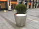 Big Shapely Outdoor 3mm Stainless Steel Pot Planter Custom Made